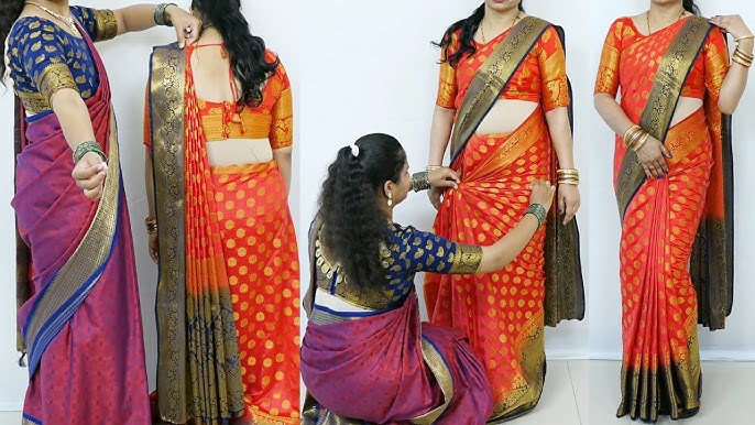 Mastering the art of wearing a Banarasi Saree:- A step by step guide