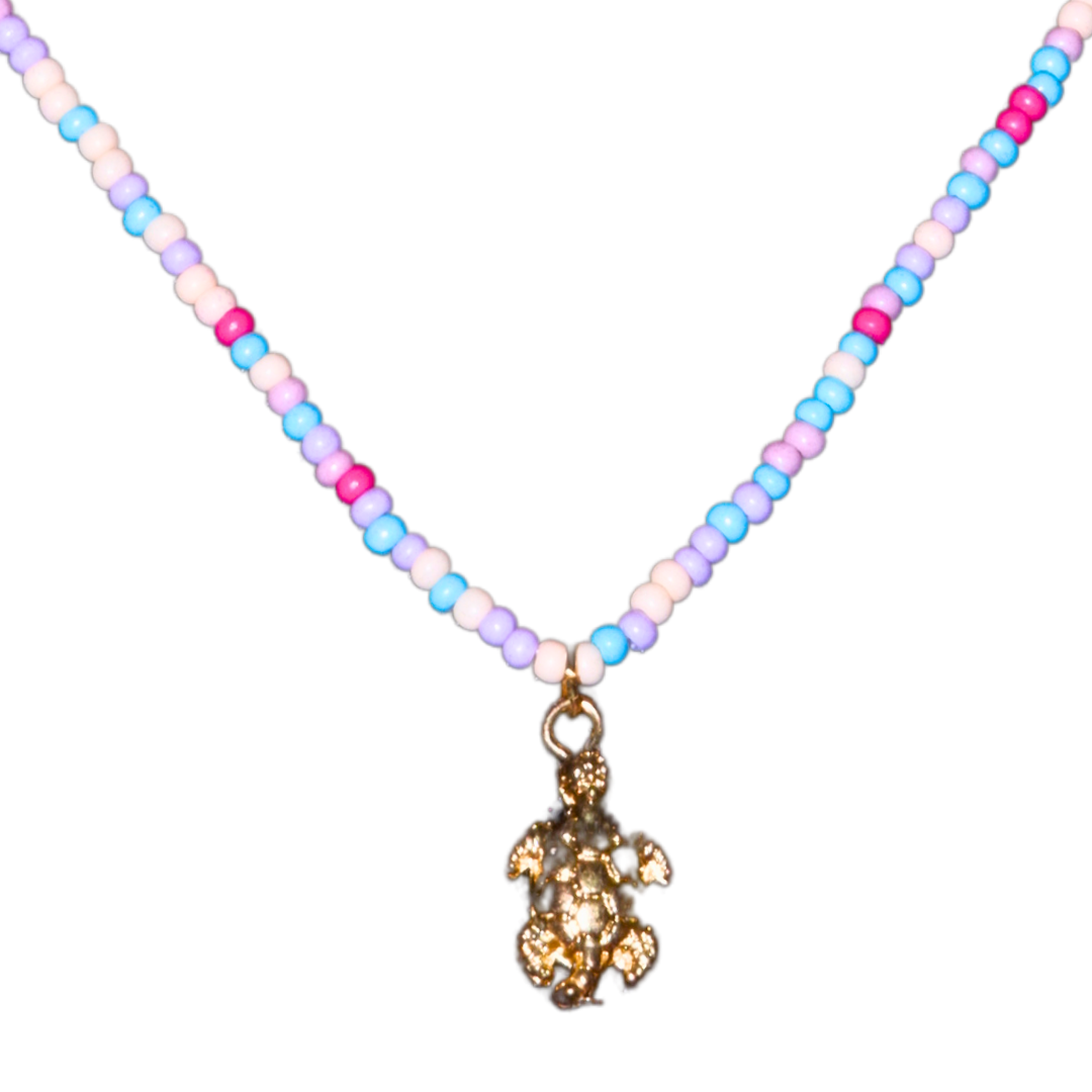 Radiant Harmony – Multi-Colour Beaded Necklace with Pendant