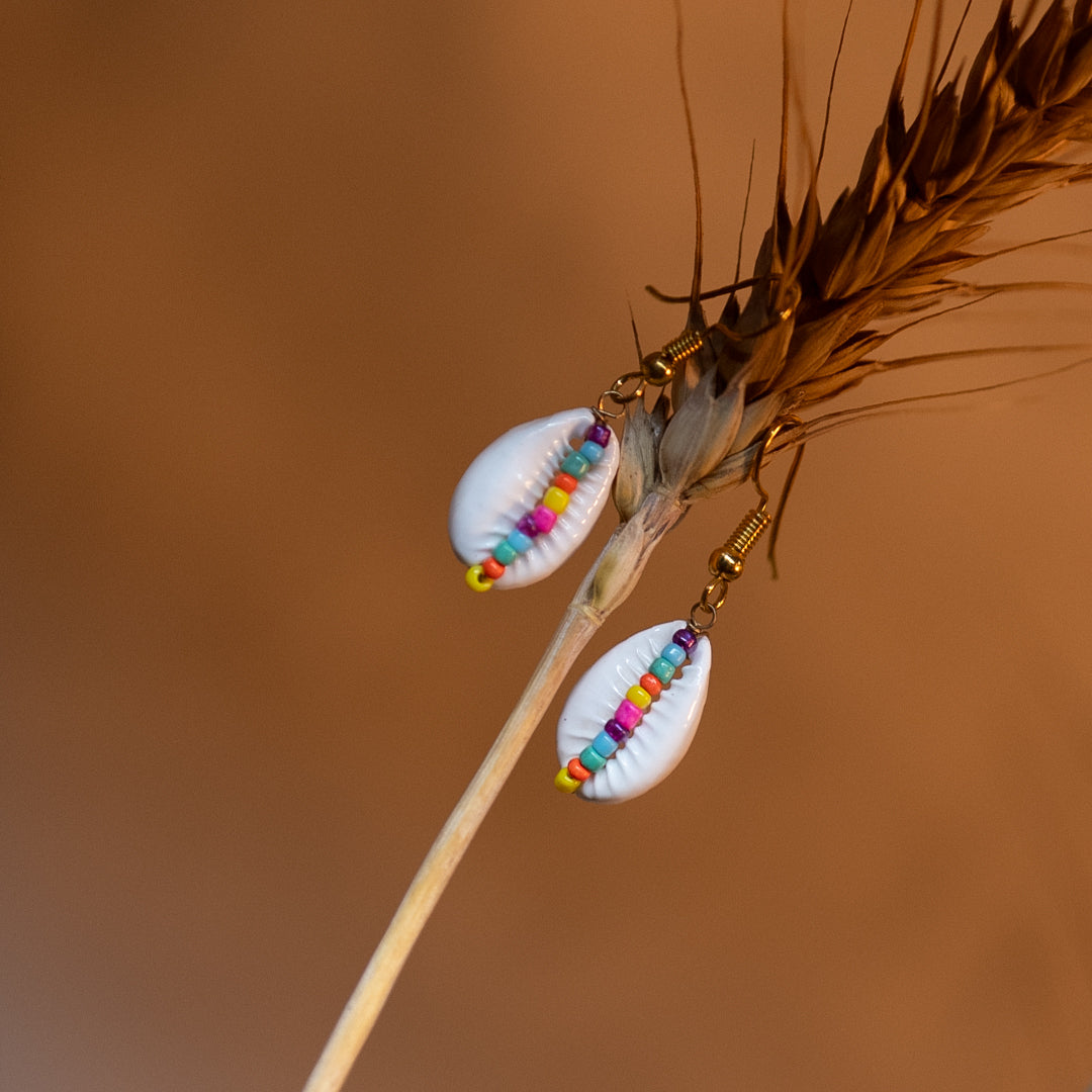 Koddi Multi-Color Earrings with 11/0 Seed Beads – Handcrafted Boho Style