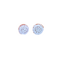 Pure Glow – White Crystal Stud Earrings