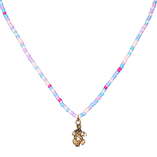 Radiant Harmony – Multi-Colour Beaded Necklace with Pendant