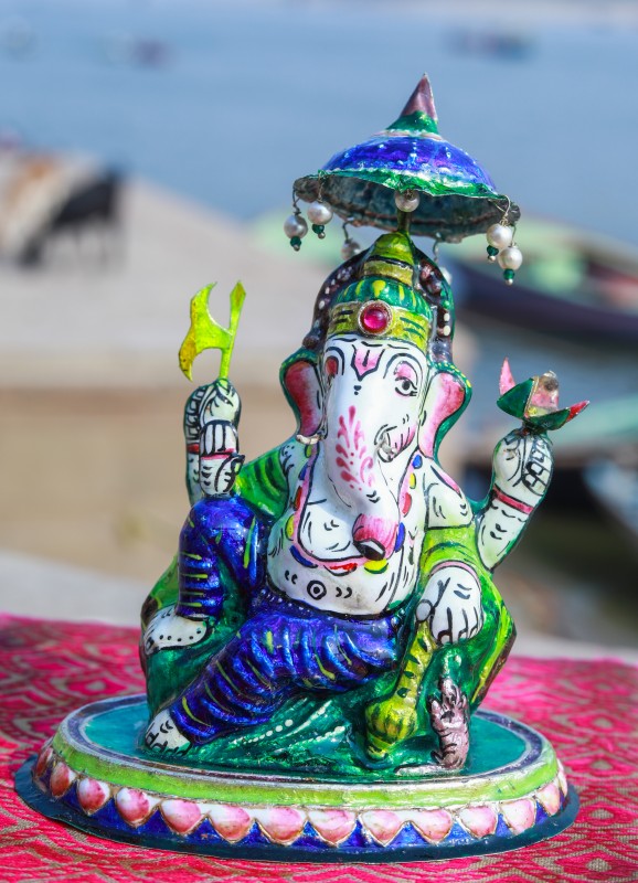 Ashirvaad ganesh ji | silver| statue